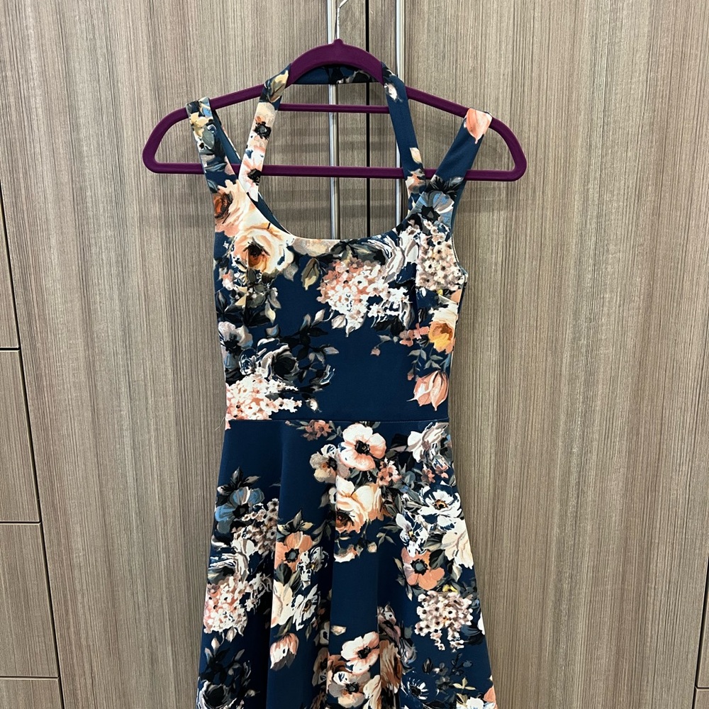 Floral Halter Dress